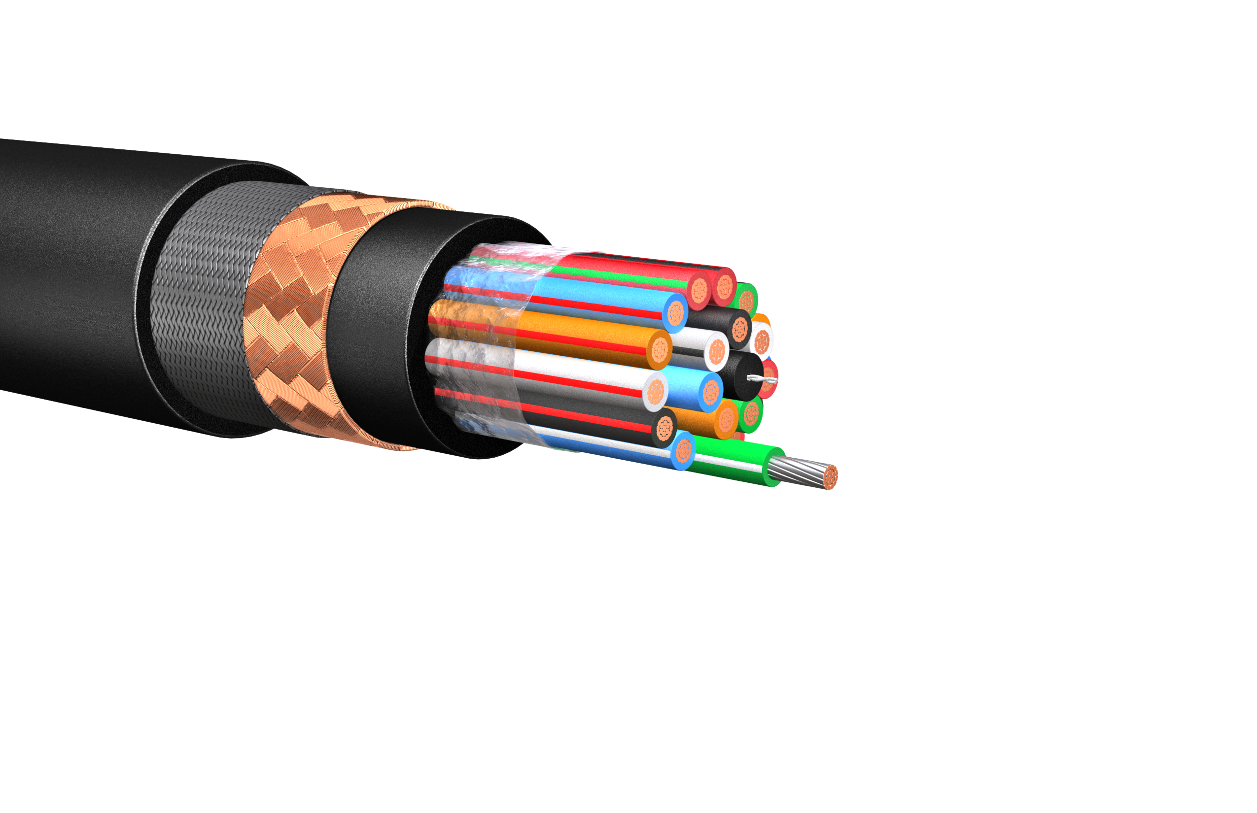 HW278: 600V/1kV Multi-Conductor Control Cable, Armored & Sheathed