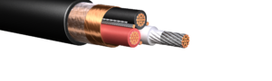 HW191A: 600V/1kV Copper Tape Shielded Cable, 3 Symm Grounds