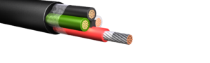 HW270: 600V/1kV Four Conductor Power Cable, Unarmored
