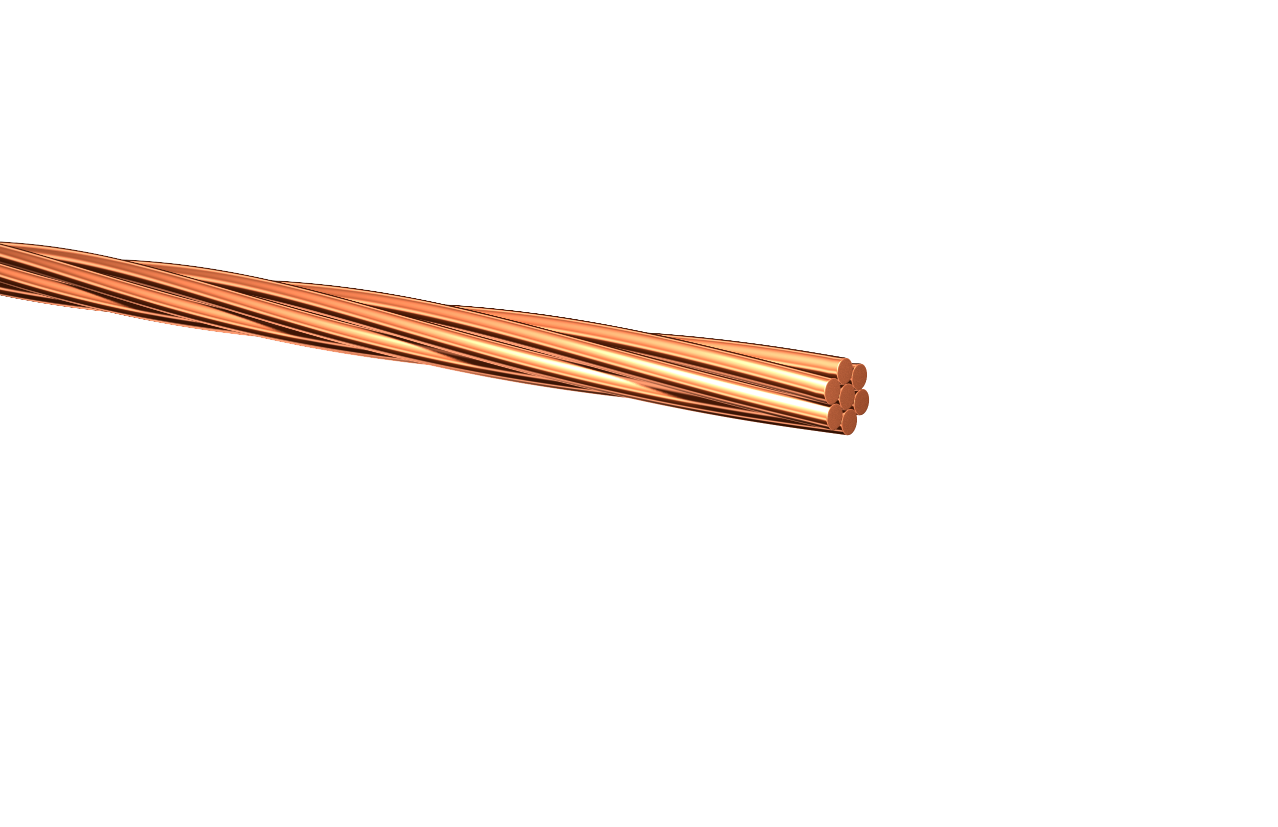 Bare Copper, Stranded, 3/0 AWG, Copper,Soft Drawn